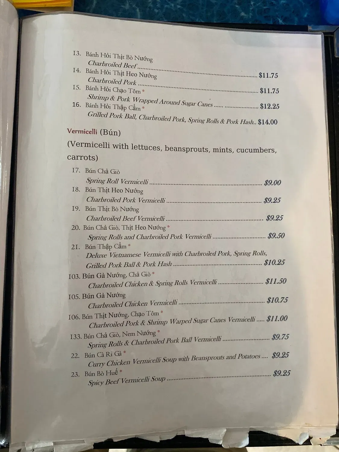 Menu 2