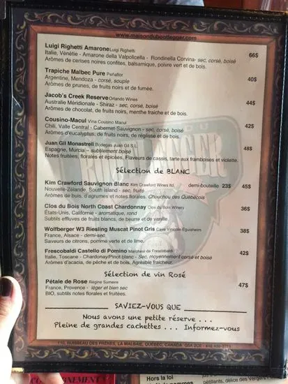 Menu 6