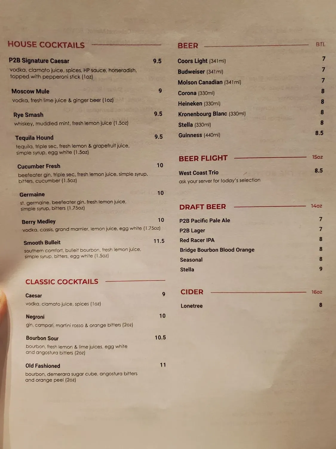 Menu 2