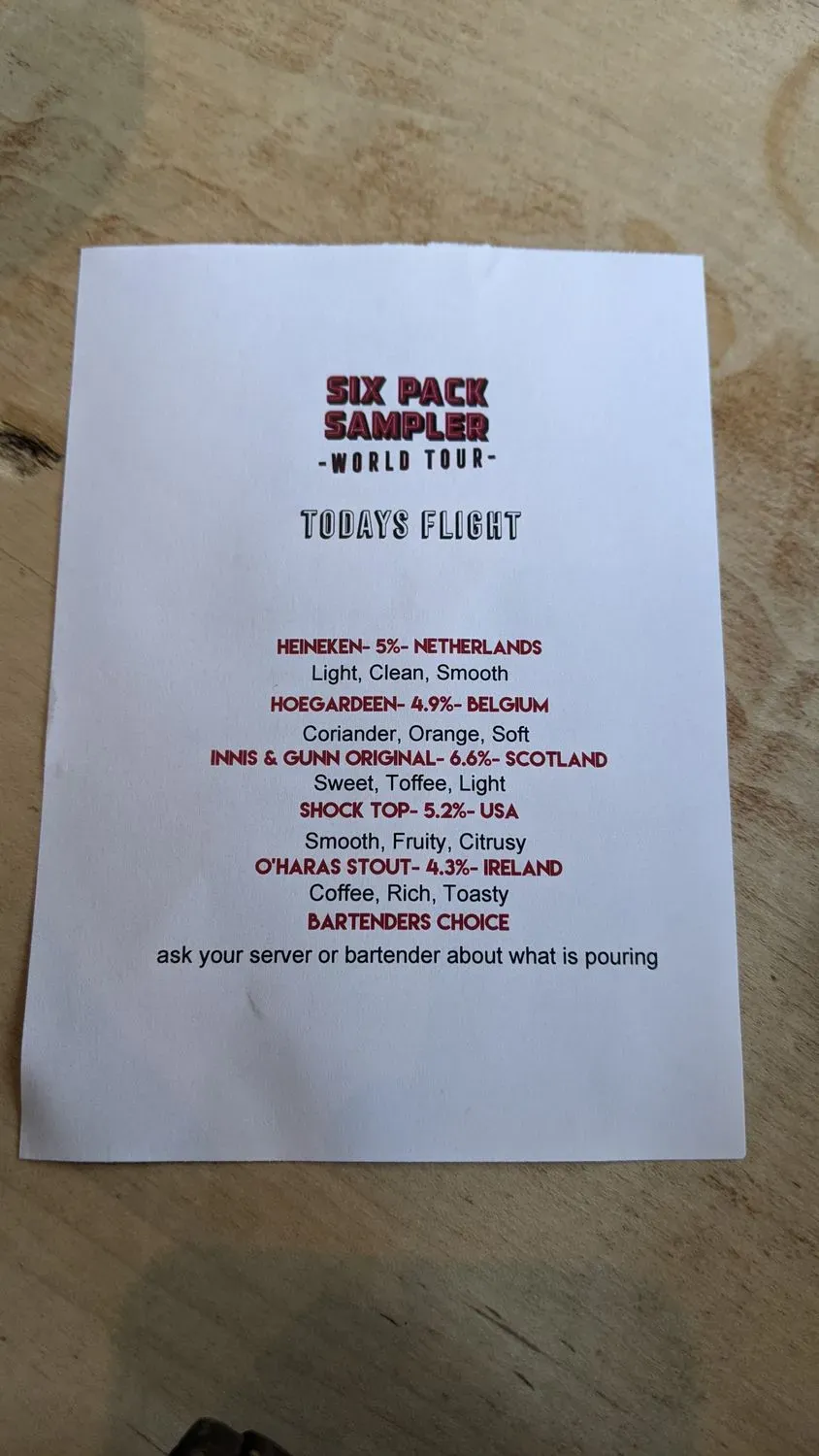 Menu 6