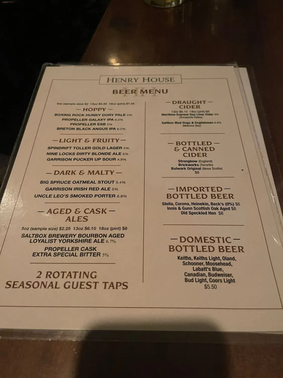 Menu 2