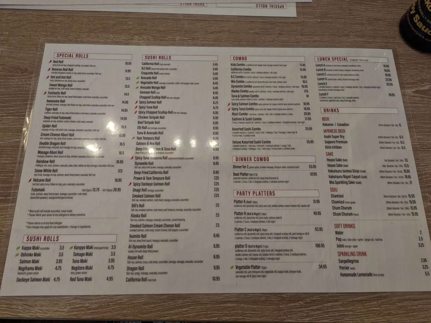 Menu 4