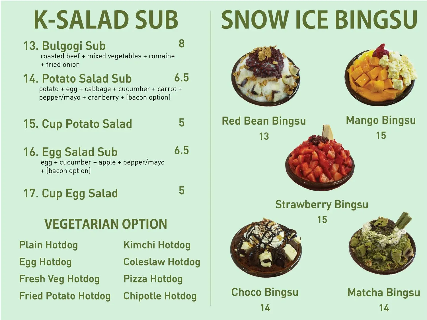 Menu 2