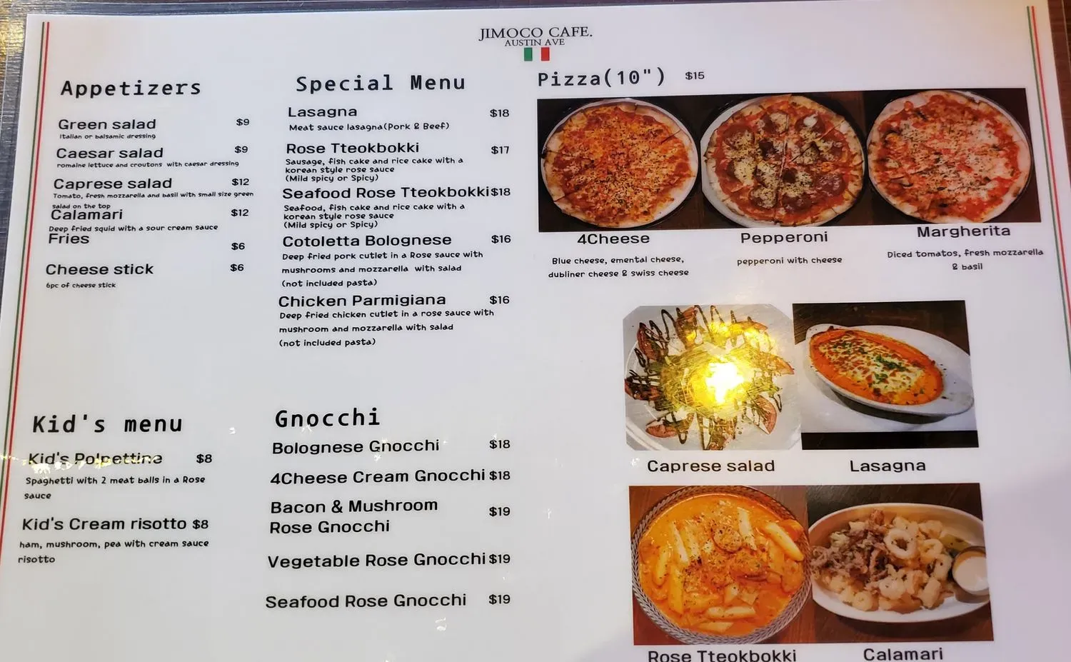 Menu 4