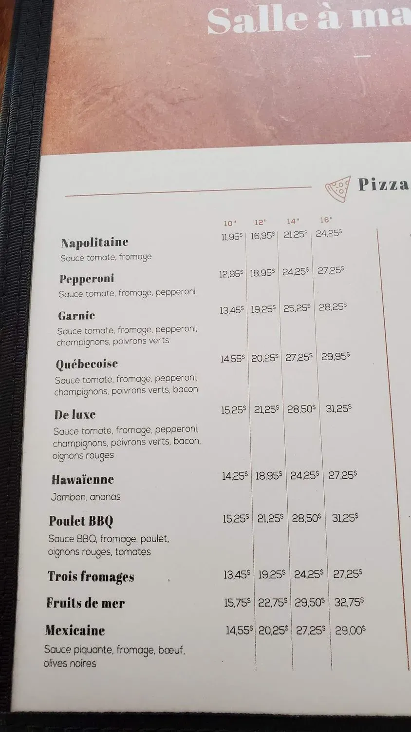 Menu 5