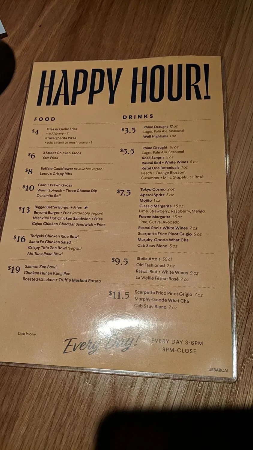 Menu 4