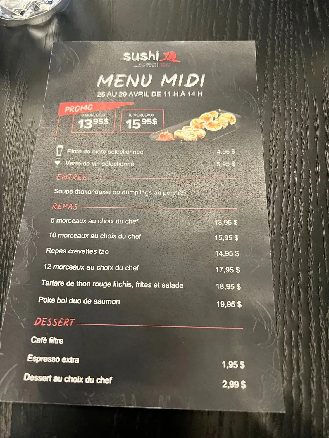 Menu 6