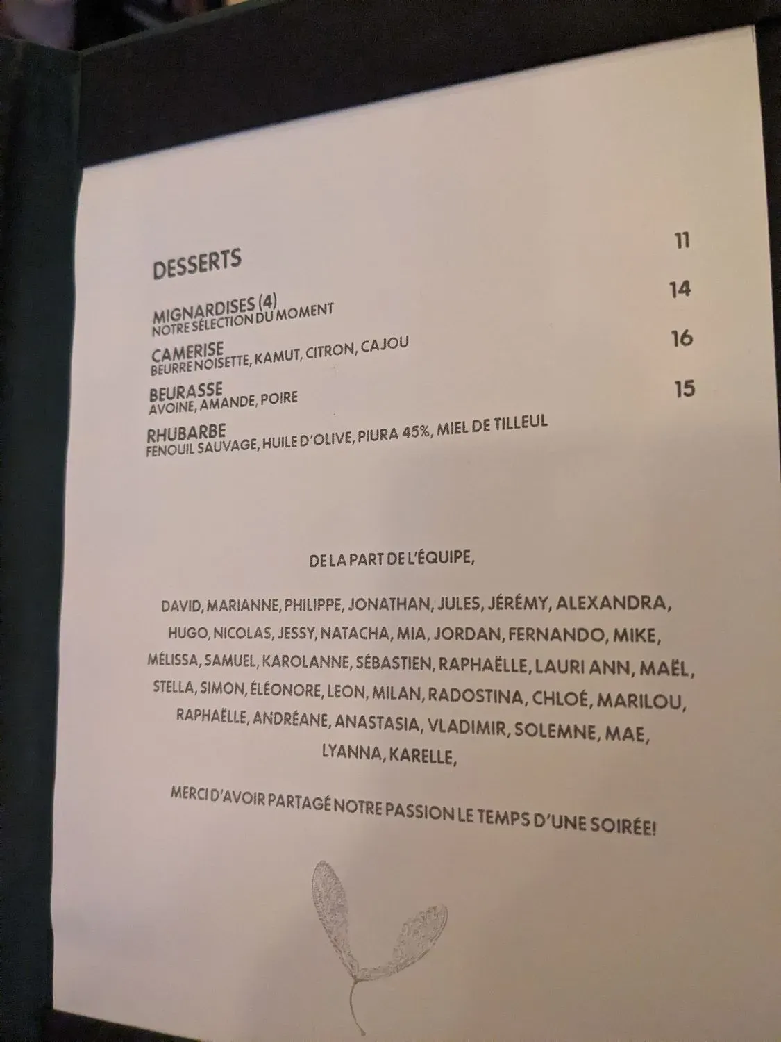 Menu 5