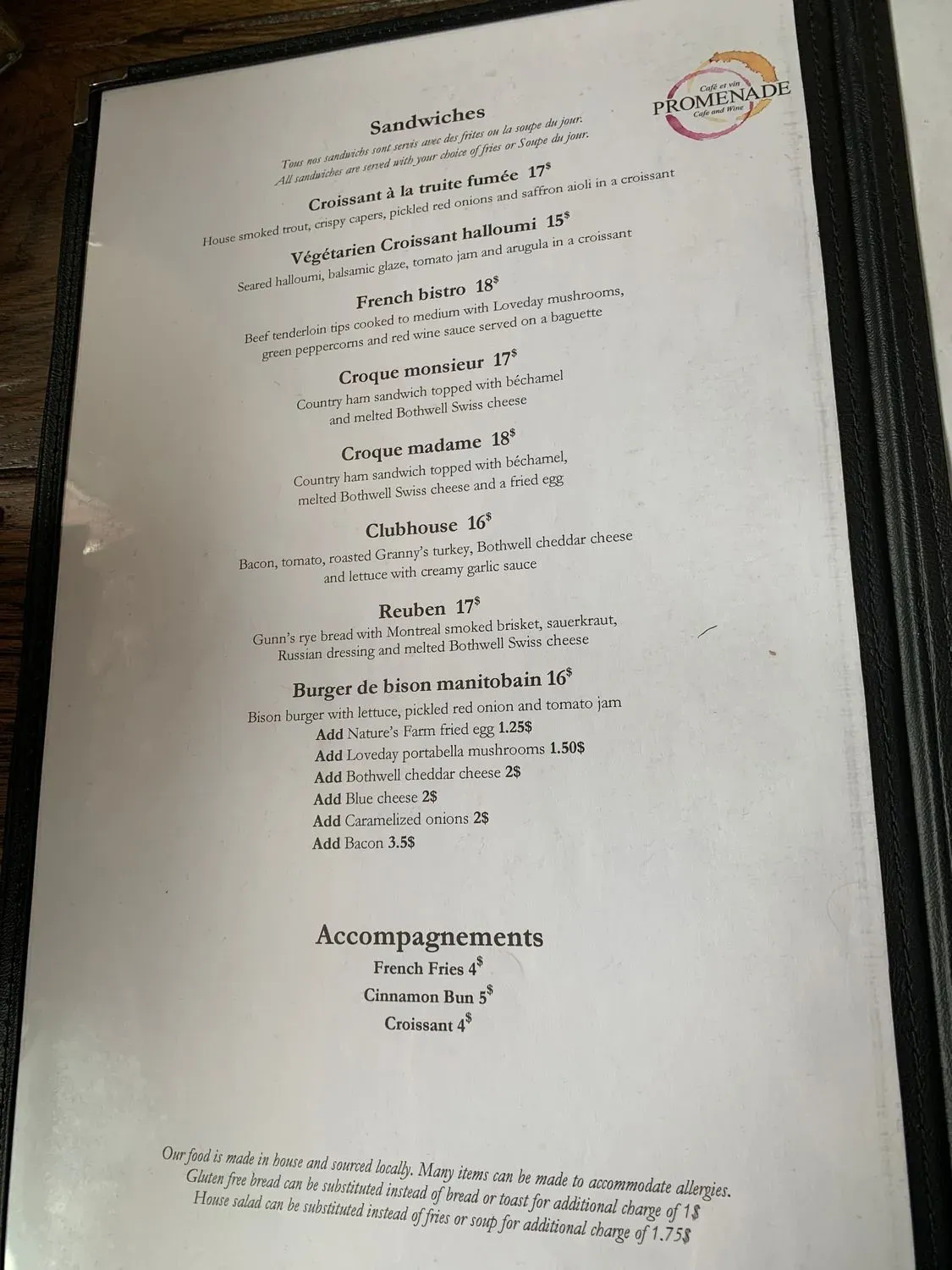 Menu 6