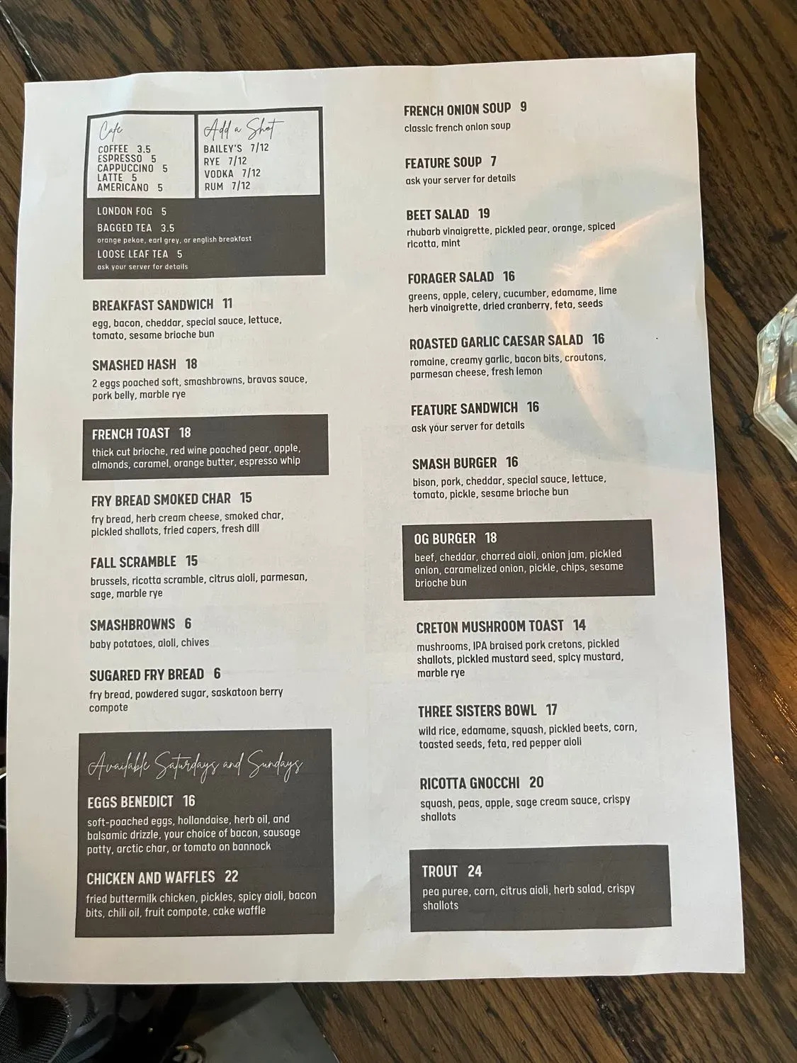 Menu 2