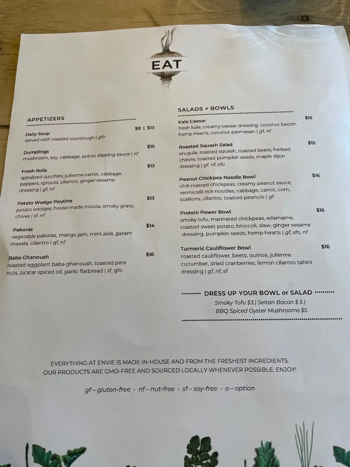 Menu 6