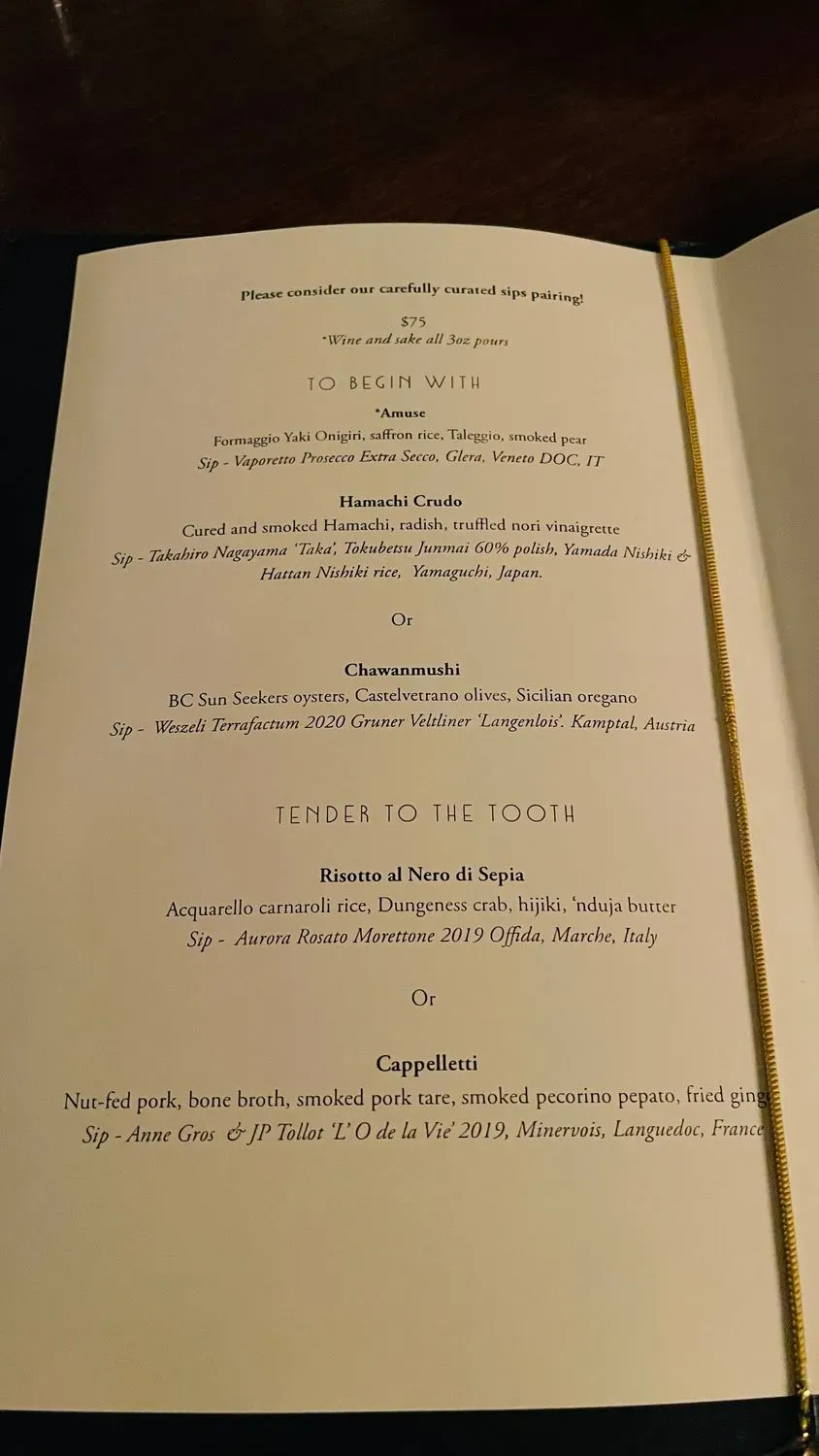 Menu 6