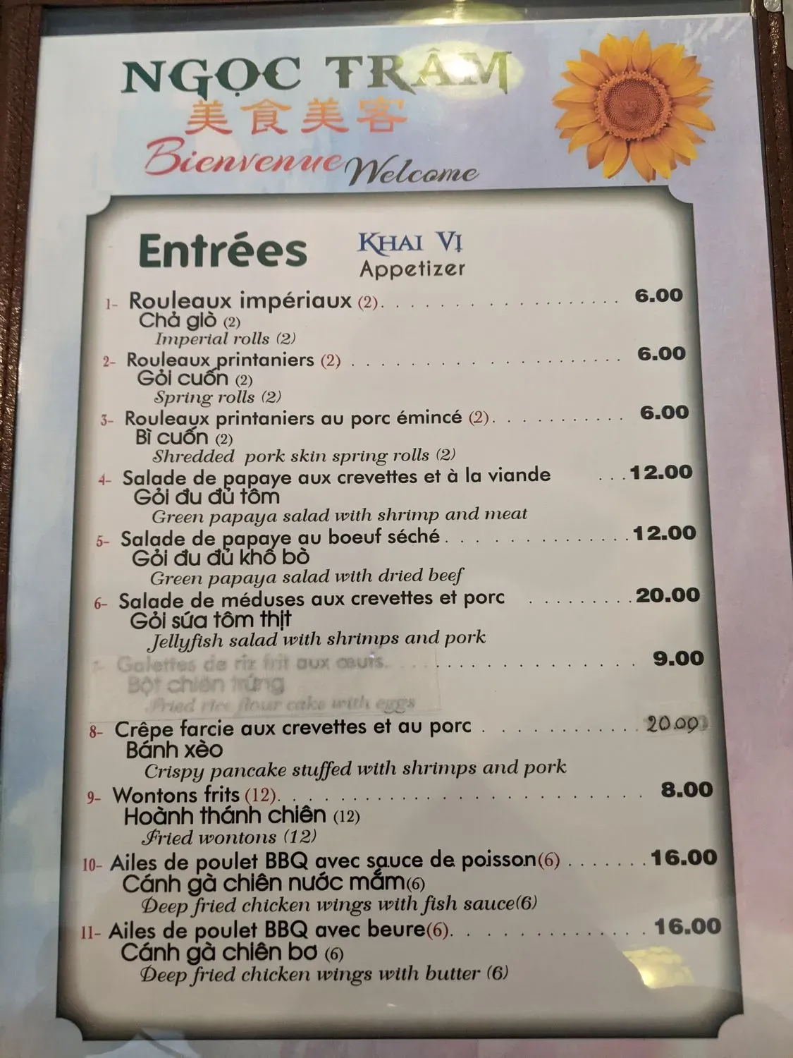 Menu 6