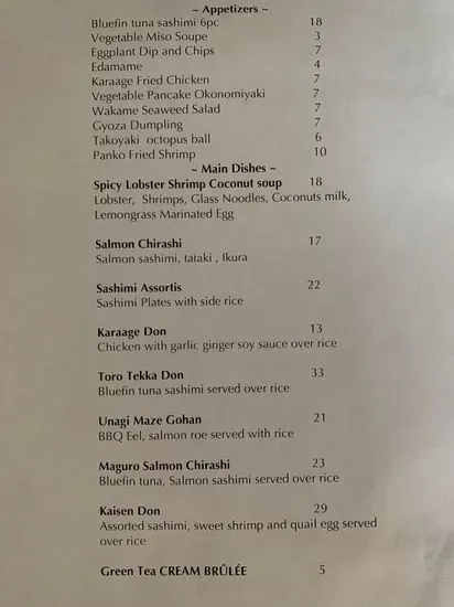 Menu 4