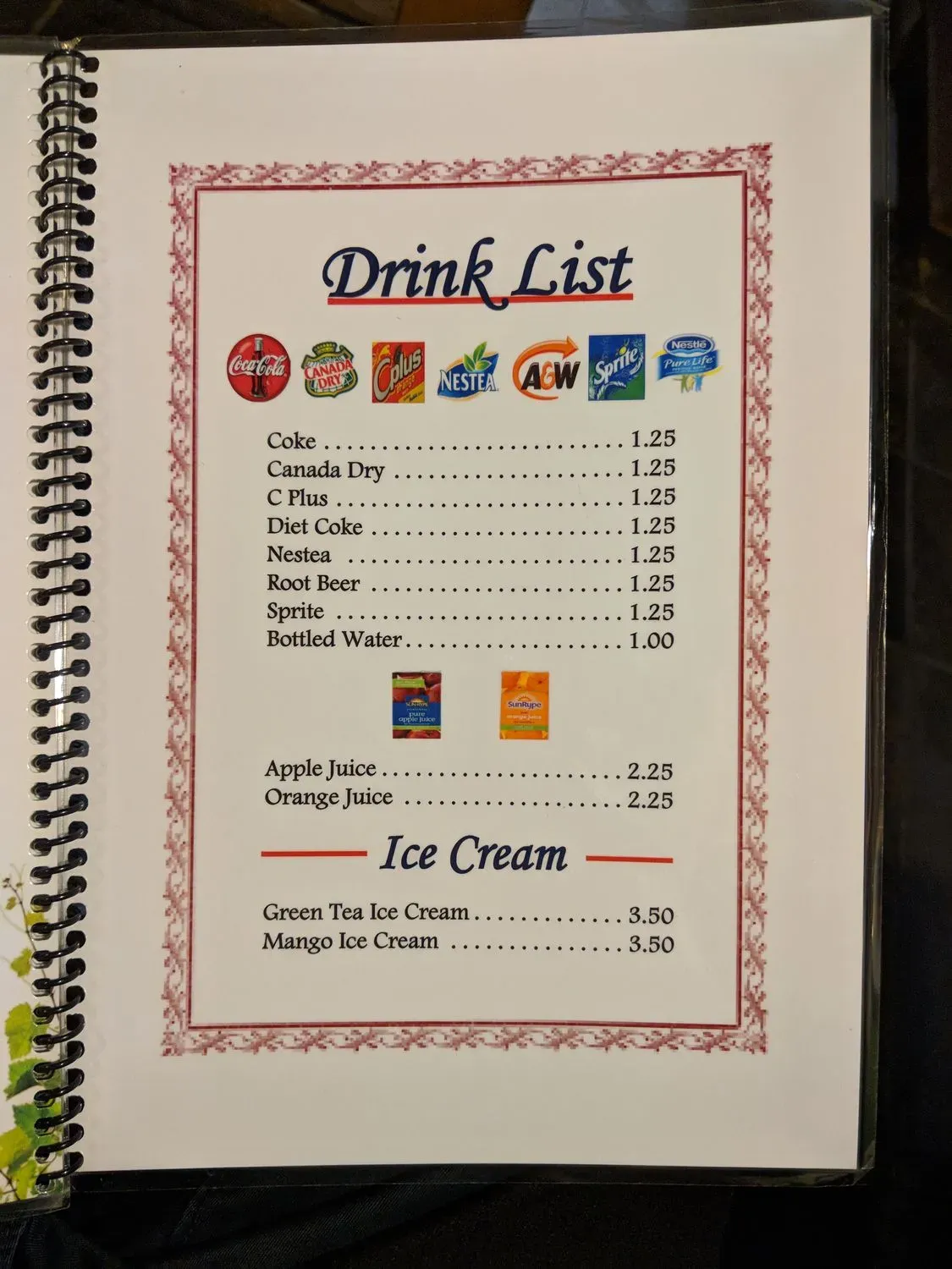 Menu 3