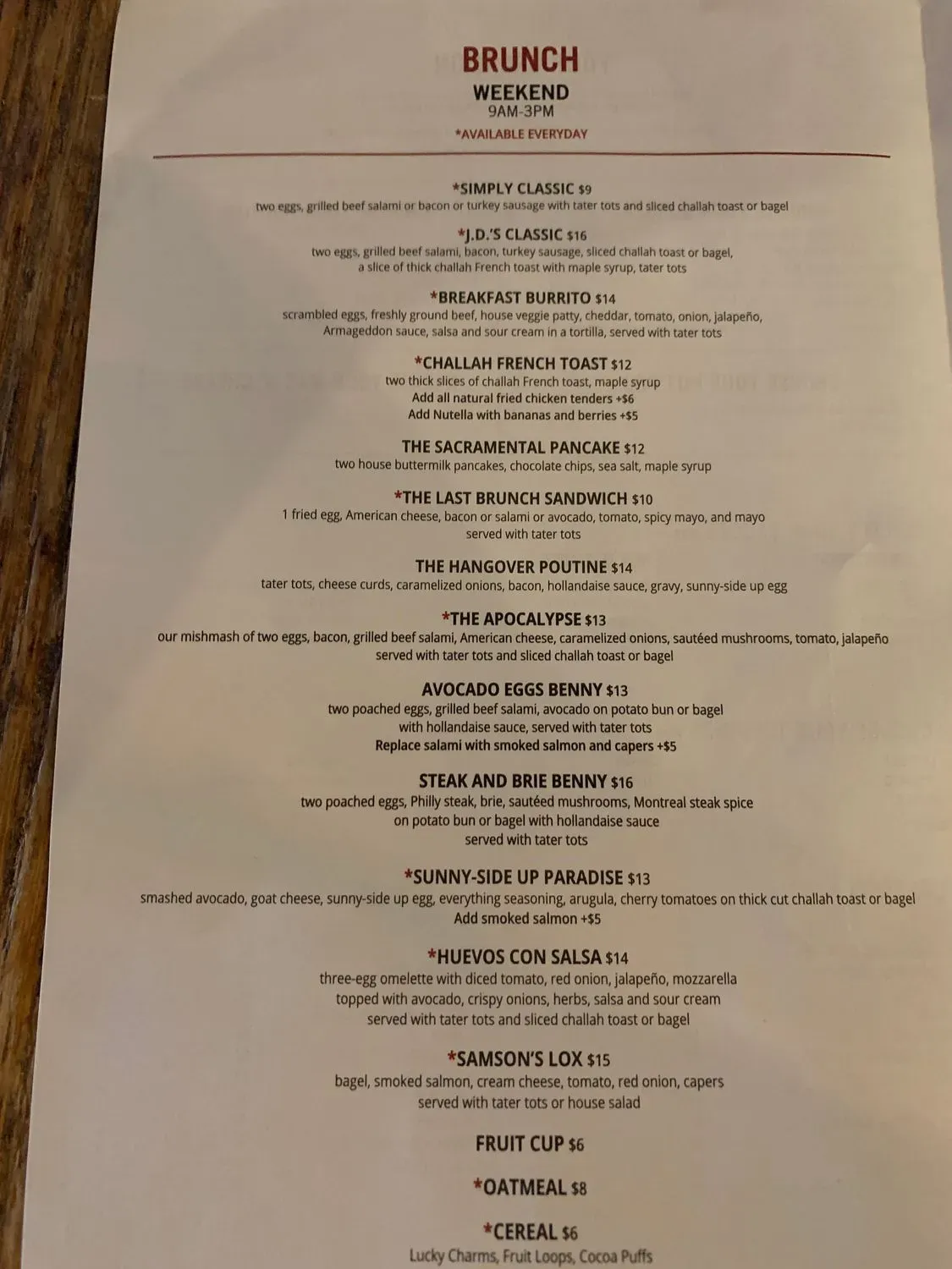 Menu 2