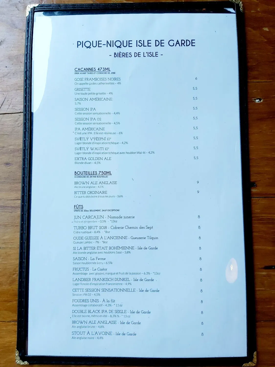 Menu 4