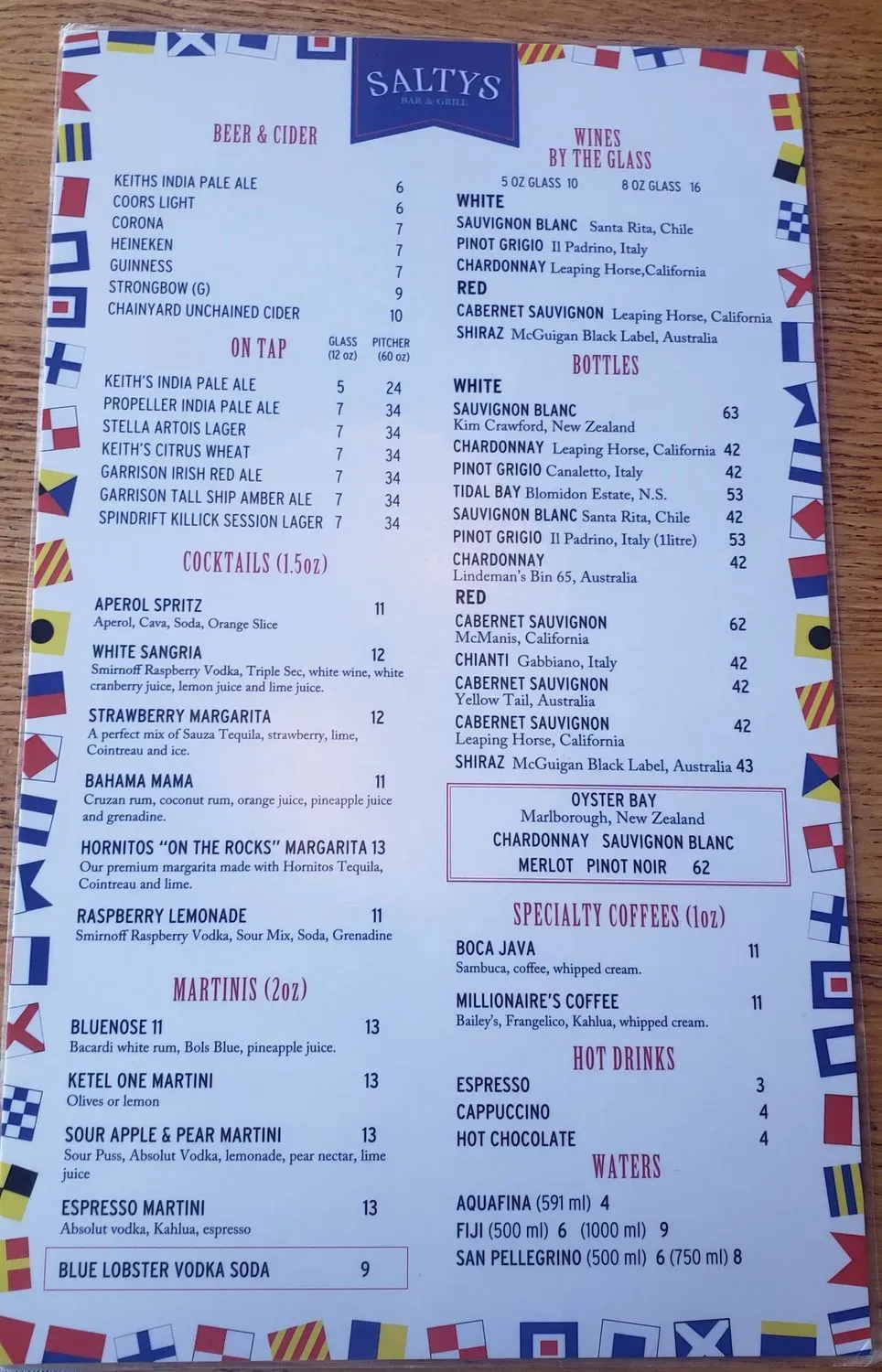 Menu 5