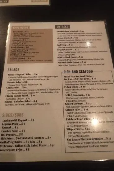 Menu 4