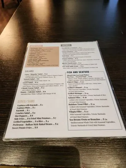 Menu 2