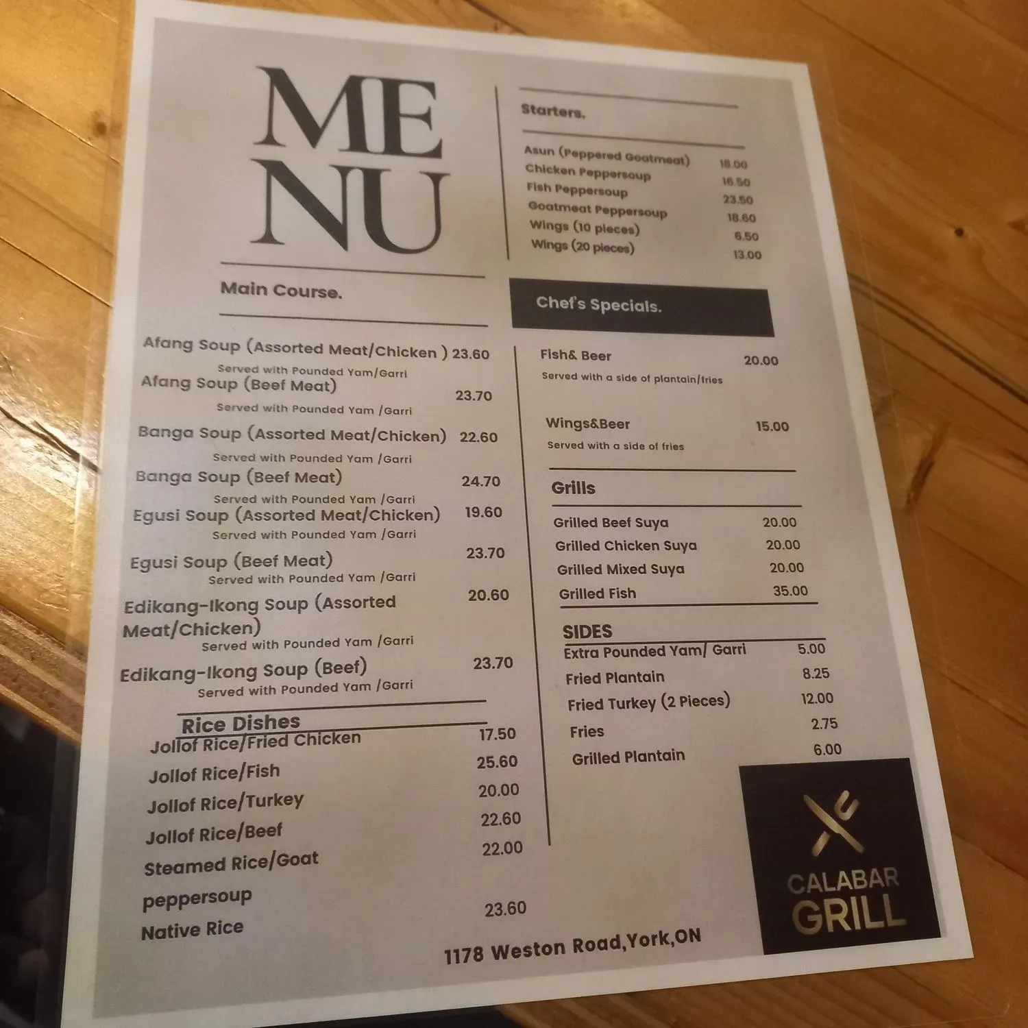 Menu 3