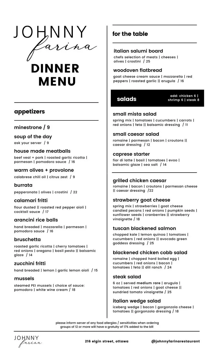 Menu 3