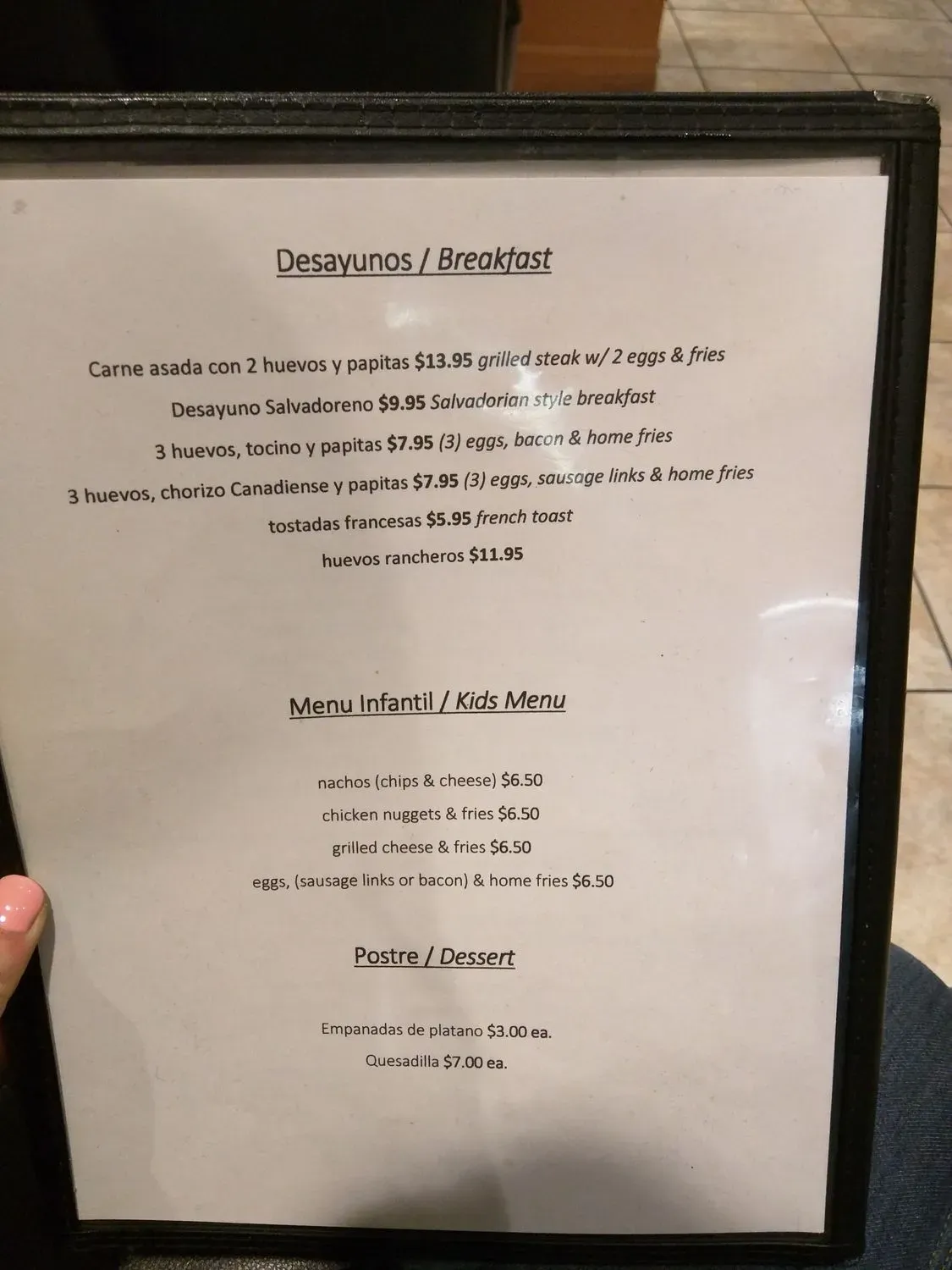 Menu 4