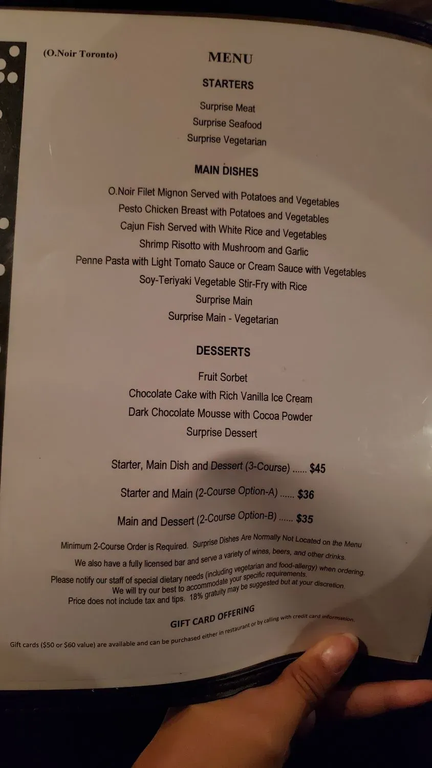 Menu 6