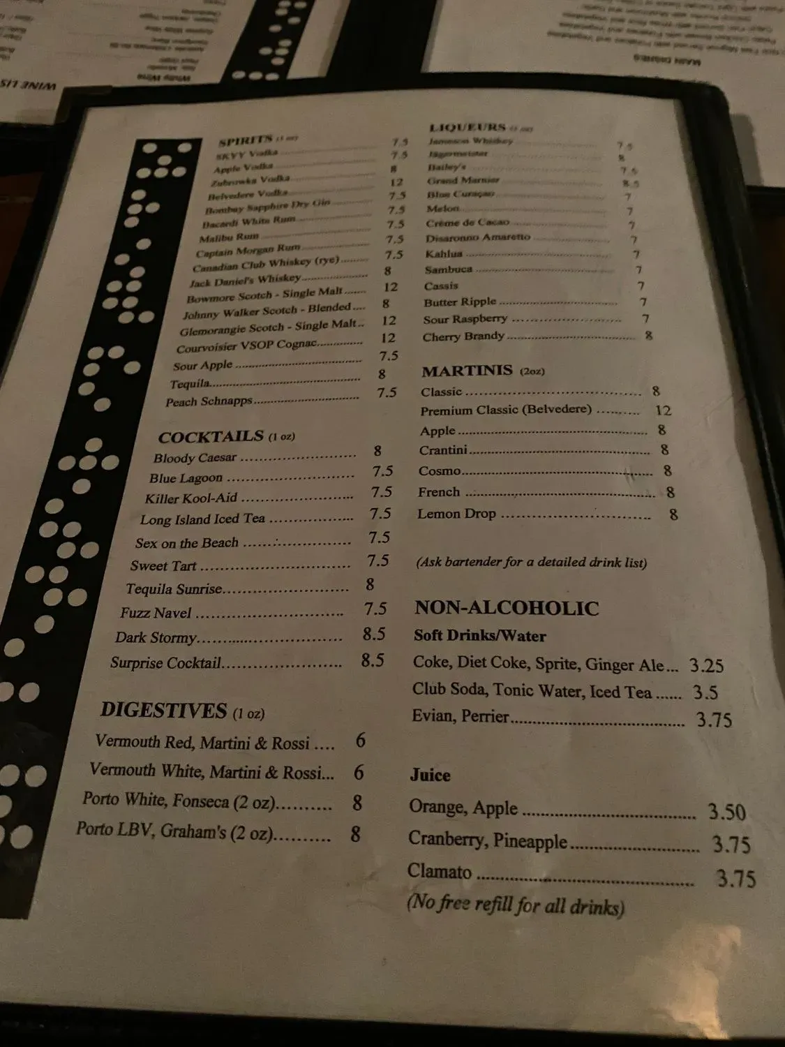 Menu 4