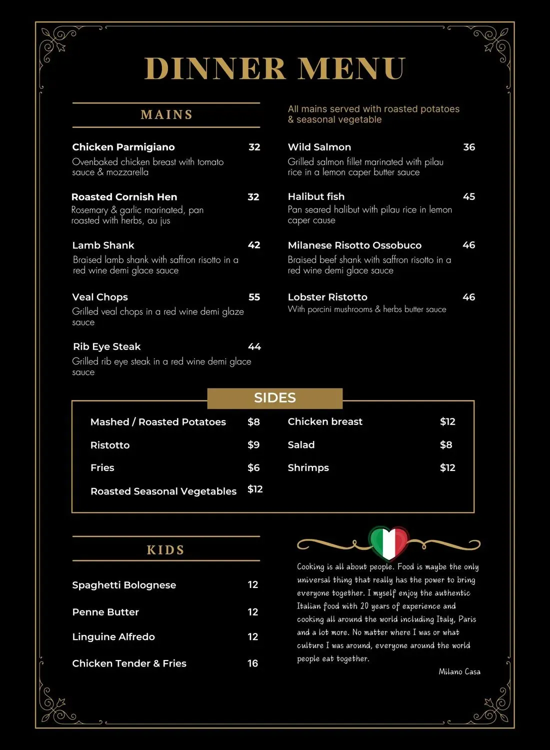 Menu 3