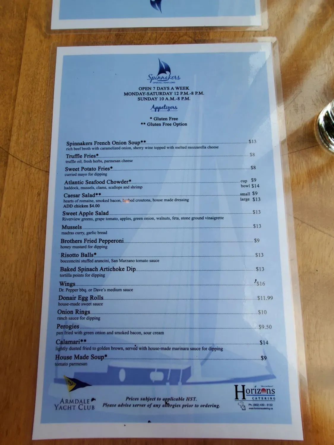 Menu 4