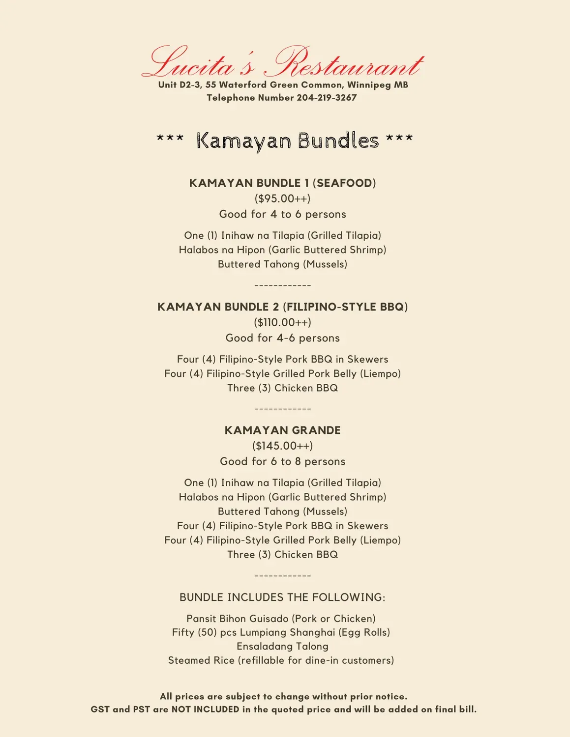 Menu 3