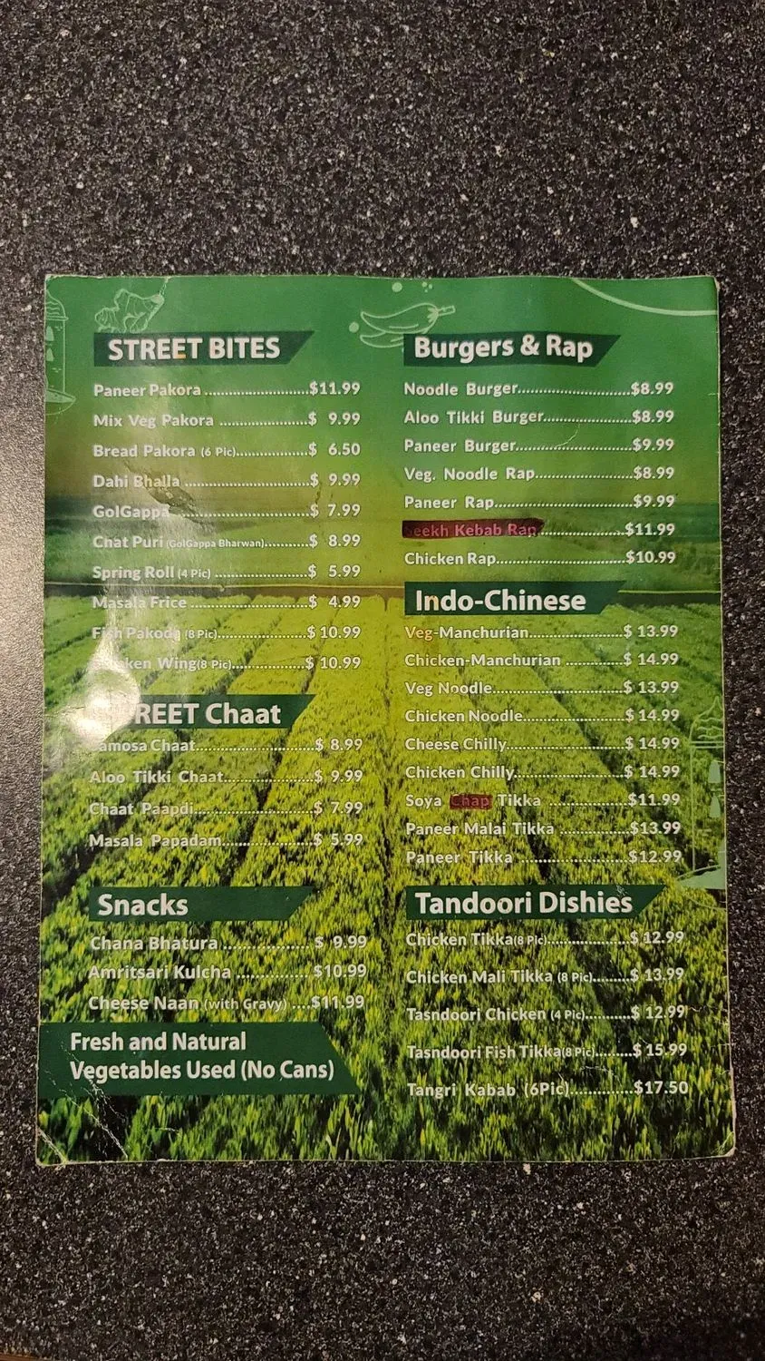 Menu 6