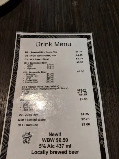 Menu 6