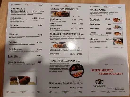 Menu 4