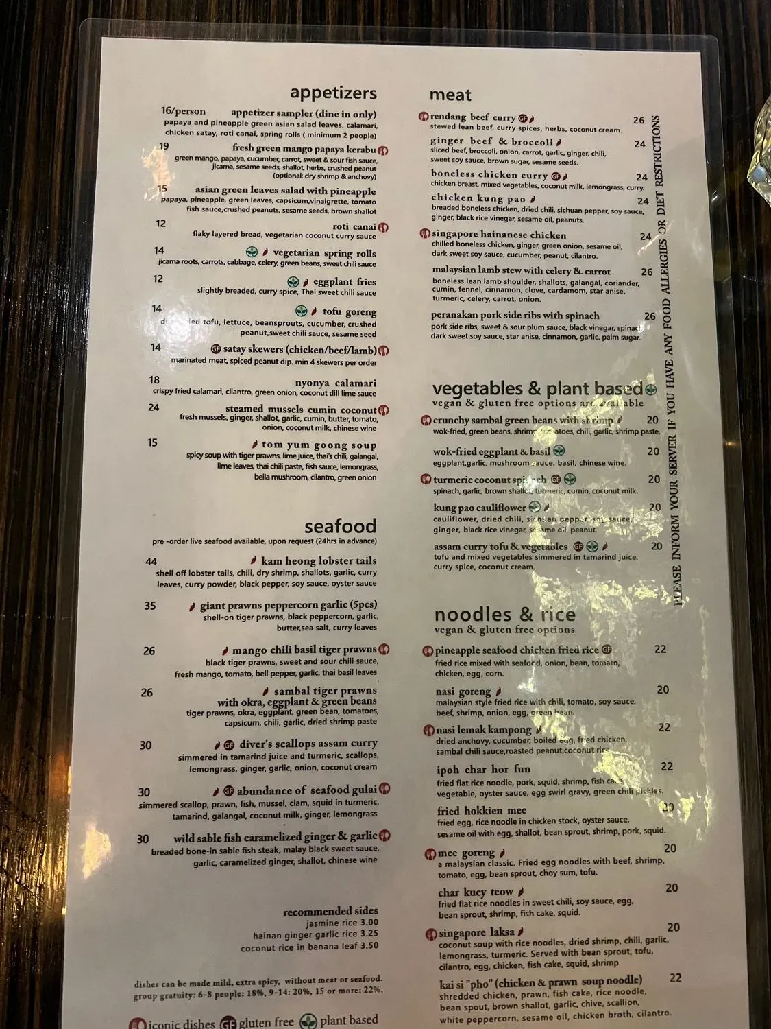 Menu 6