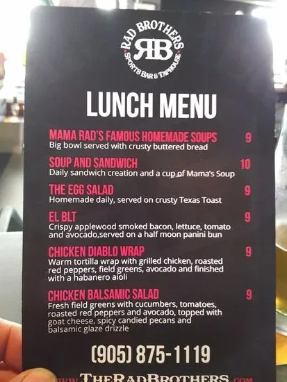 Menu 4