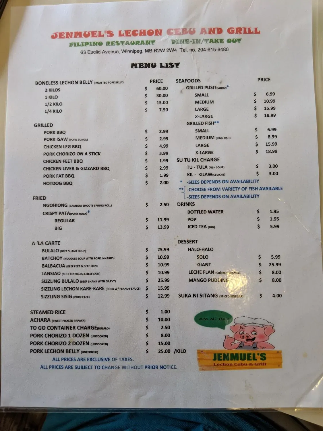 Menu 2