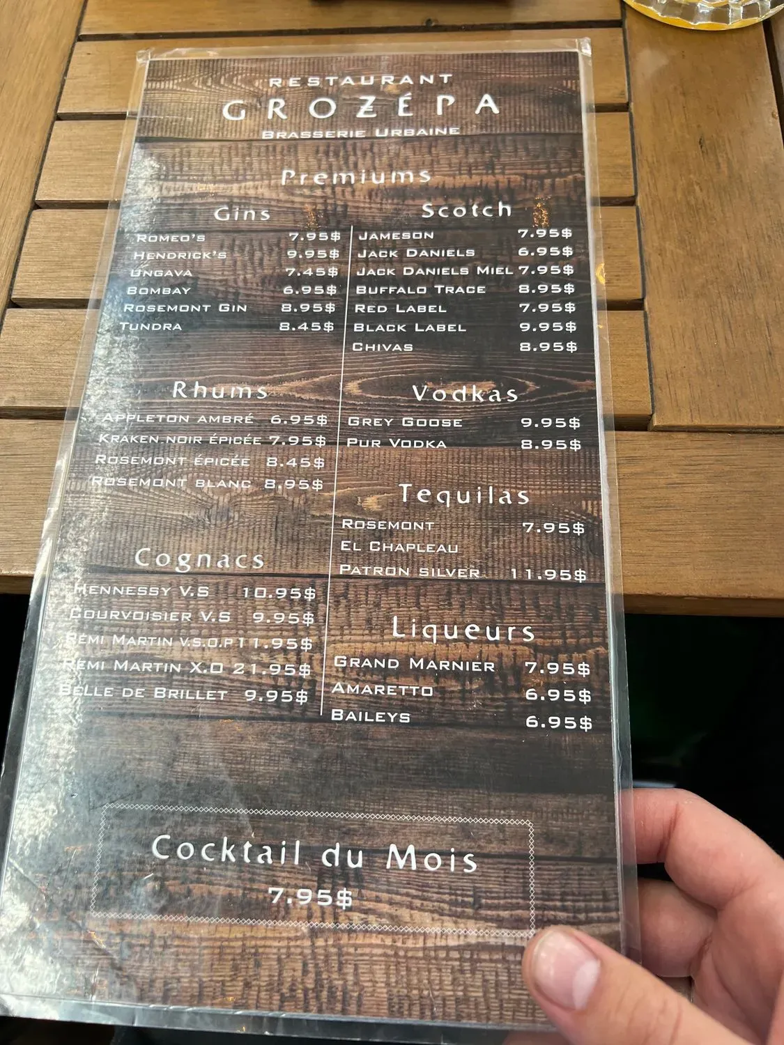 Menu 4