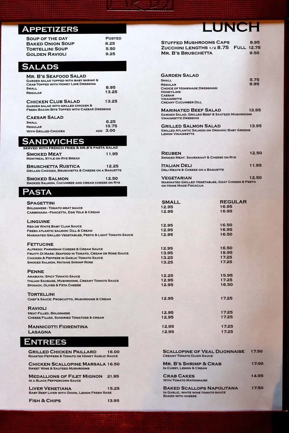 Menu 6