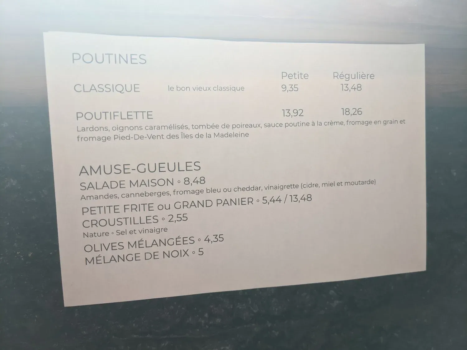 Menu 6