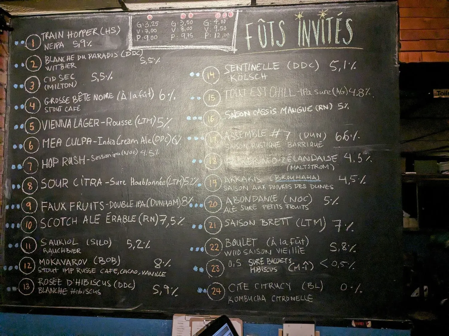 Menu 5