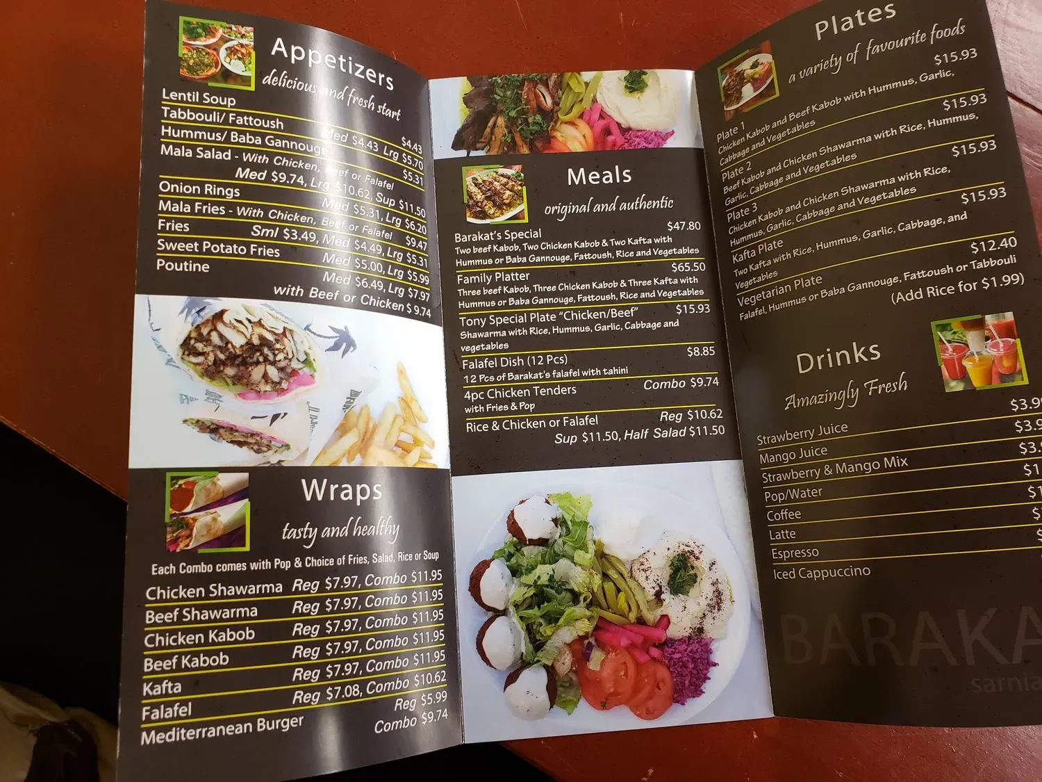 Menu 2