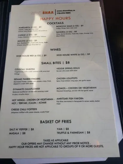 Menu 4