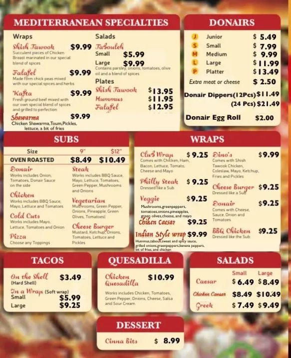 Menu 2