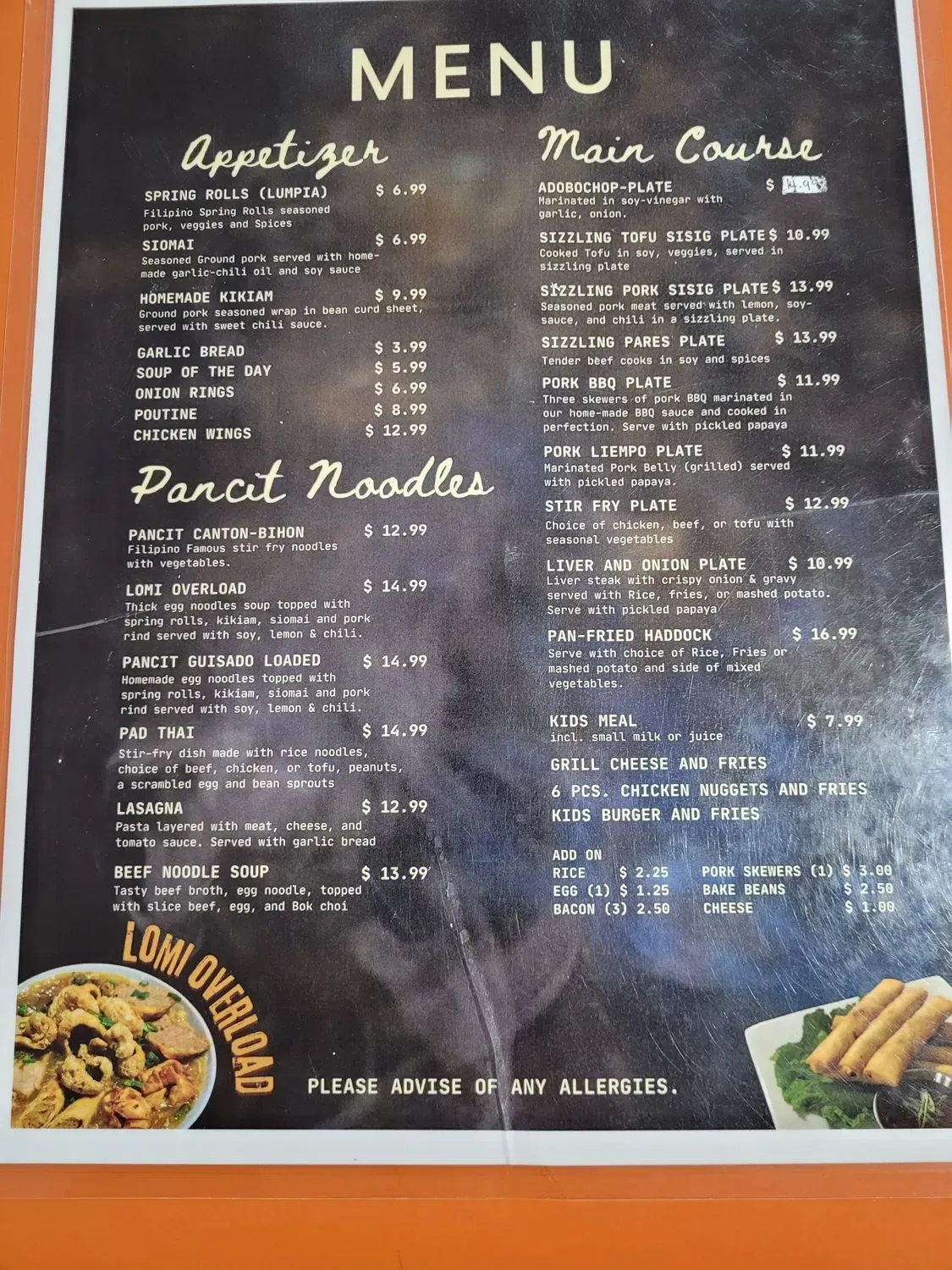 Menu 3