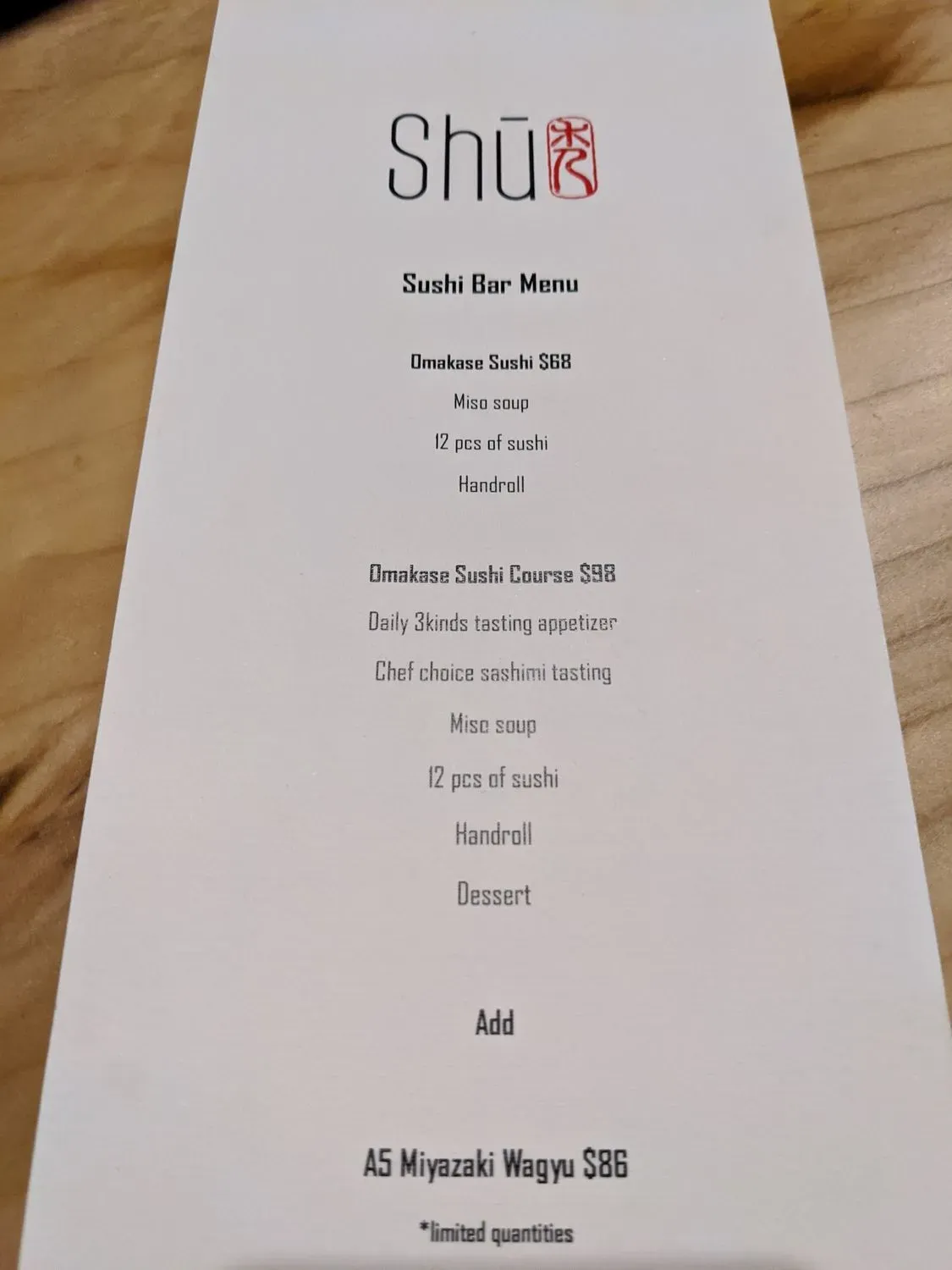 Menu 2