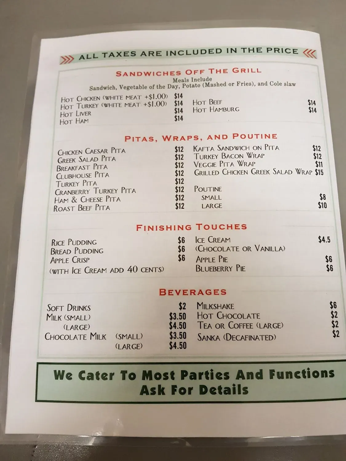 Menu 2