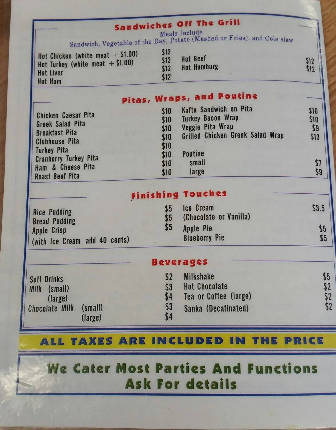 Menu 6