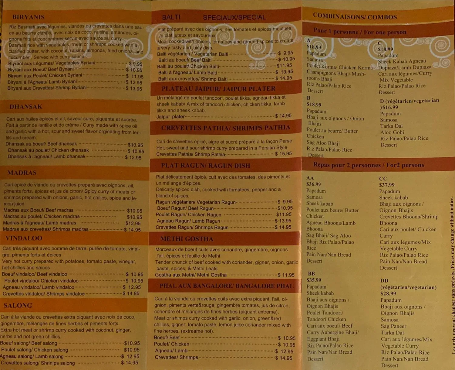 Menu 3